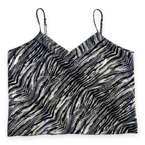 VINTAGE Animal Print Satin Tank Top